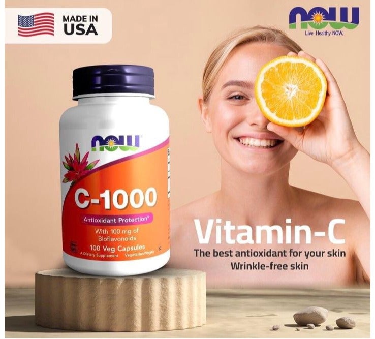 فيتامين سي - 1000 ملغ، 100 قرص